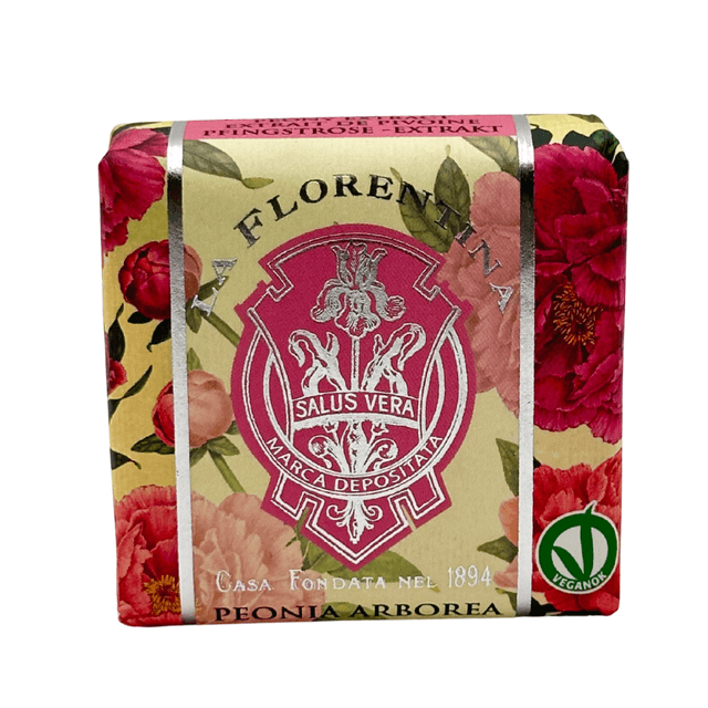 Jabón Artesanal Italiano La Florentina - Peonia Arborea 106 g / 3.7 oz